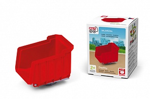 Кузов для самосвала красный 22 см. (Efko, 37114EF-CH)